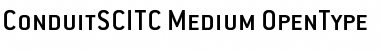 Download ConduitSCITC Medium Font Title Preview