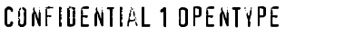 Download Confidential Regular Font Title Preview
