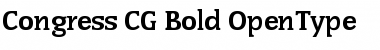 Download Congress CG Bold Font Title Preview