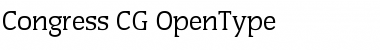 Download Congress CG Regular Font Title Preview