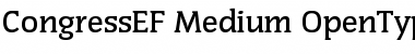 Download CongressEF Medium Font Title Preview