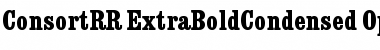 Download ConsortRR Regular Font Title Preview