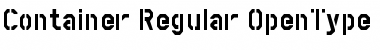 Download Container Regular Font Title Preview