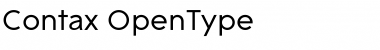 Download Contax Regular Font Title Preview