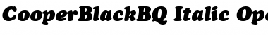 Download Cooper Black BQ Regular Font Title Preview