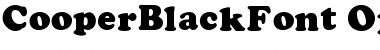 Download Cooper BlackFont Font Title Preview