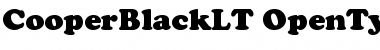 Download Cooper Black LT Regular Font Title Preview