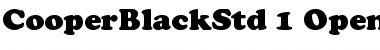 Download Cooper Std Black Font Title Preview
