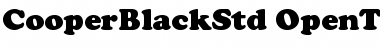 Download Cooper Std Black Font Title Preview