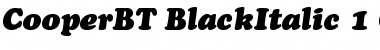 Download Bitstream Cooper Black Italic Font Title Preview