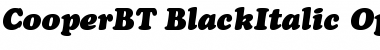 Download Bitstream Cooper Black Italic Font Title Preview