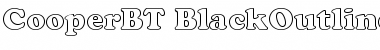 Download Bitstream Cooper Black Outline Font Title Preview