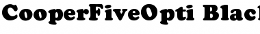 Download CooperFiveOpti Black Font Title Preview