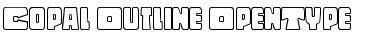 Download Copal Outline Font Title Preview