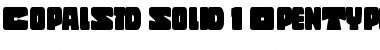 Download Copal Std Solid Font Title Preview
