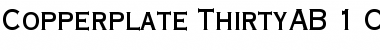 Download Copperplate Gothic Thirty AB Font Title Preview