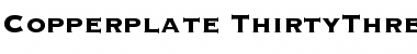 Download Copperplate Gothic Thirty-Three BC Font Title Preview