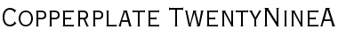 Download Copperplate Gothic Twenty-Nine AB Font Title Preview