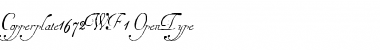 Download Copperplate1672WF Regular Font Title Preview