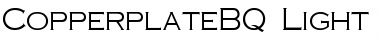 Download Copperplate BQ Regular Font Title Preview