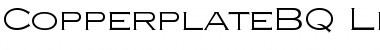 Download Copperplate BQ Regular Font Title Preview