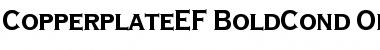 Download CopperplateEF BoldCond Font Title Preview