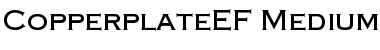 Download CopperplateEF Medium Font Title Preview