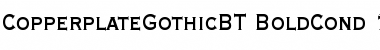 Download Copperplate Gothic Bold Condensed Font Title Preview