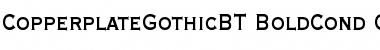 Download Copperplate Gothic Bold Condensed Font Title Preview