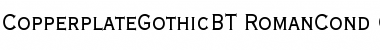Download Copperplate Gothic Condensed Font Title Preview
