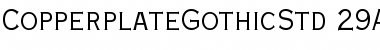 Download Copperplate Gothic Std 29 AB Font Title Preview