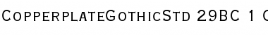 Download Copperplate Gothic Std 29 BC Font Title Preview