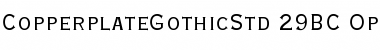 Download Copperplate Gothic Std 29 BC Font Title Preview