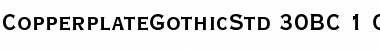 Download Copperplate Gothic Std 30 BC Font Title Preview