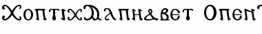 Download CopticAlphabet Regular Font Title Preview
