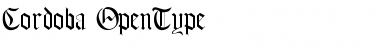Download Cordoba Regular Font Title Preview