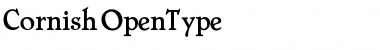 Download Cornish Regular Font Title Preview