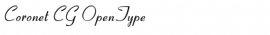 Download Coronet CG Regular Font Title Preview