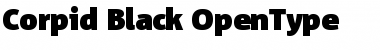 Download Corpid Black Font Title Preview