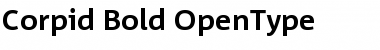 Download Corpid Bold Font Title Preview