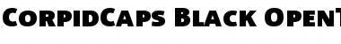 Download Corpid Caps Black Font