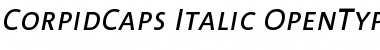 Download Corpid Caps Italic Font