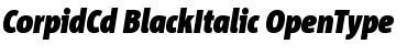 Download Corpid Cd Black Italic Font Title Preview