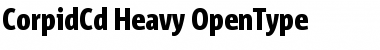 Download Corpid Cd Heavy Font Title Preview