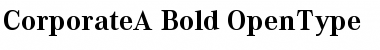 Download Corporate A Bold Font Title Preview