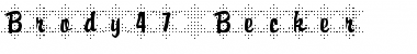 Download Brody47 Becker Regular Font Title Preview