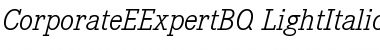 Download Corporate E Expert BQ Regular Font Title Preview