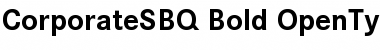 Corporate S BQ Font