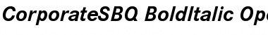 Corporate S BQ Font