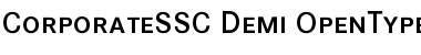 Download CorporateSSC Demi Font Title Preview